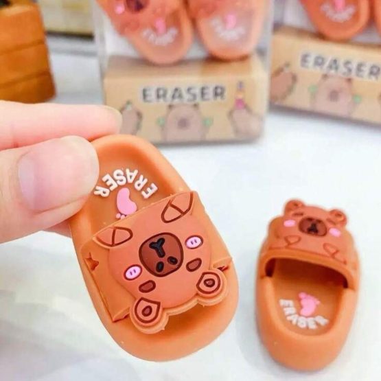 Goma de borrar sandalia capibara