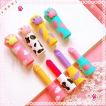 Goma de borrar patita de gato