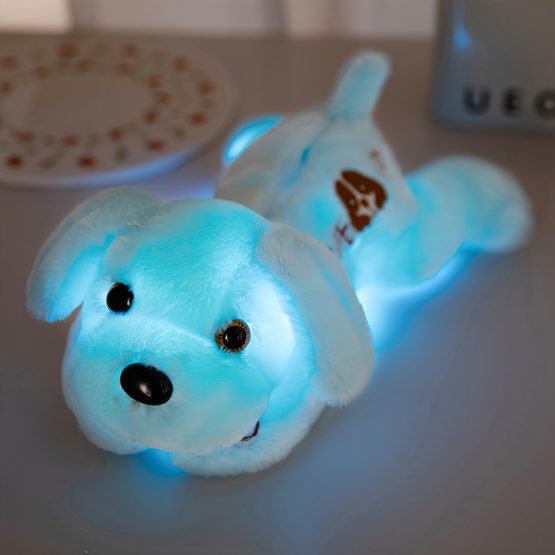 Peluche de perrito c/luz 50cm