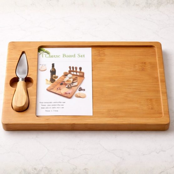 Tabla de madera con utensillo 19x29cm