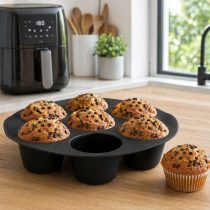 Molde de silicona para cupcakes por 6