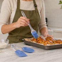 Espátula, pincel y cuchara de silicona