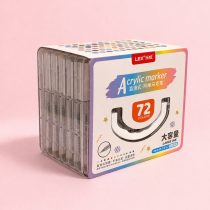 Marcadores acrílicos x72 Lex