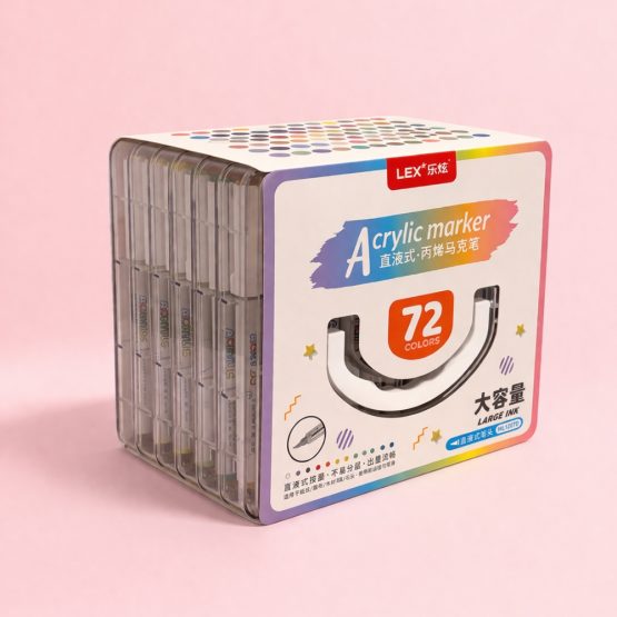 Marcadores acrílicos x72 Lex