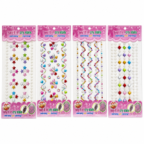 Brillos adhesivos de colores