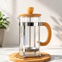 Cafetera prensa francesa de vidrio 600ml