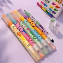 Marcadores doble punta multicolor