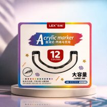 Marcadores acrilicos x12 lex