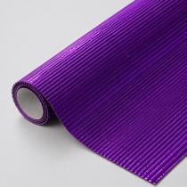 Cartón corrugado metalizado violeta 50×70 cm