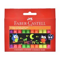 Plasticina fluor x12 Faber Castell