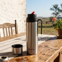 Termo Berlina 1L plata con pico cebador