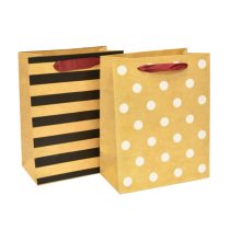 Bolsa regalo chica rayas/puntos