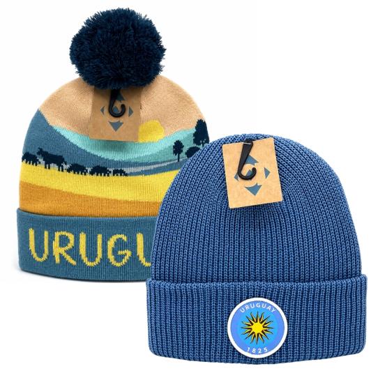 Gorro tejido diseño Uruguay