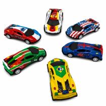 Auto metal, colección x6 en blister