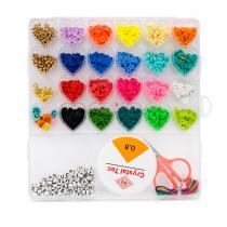 Set para armar pulseras 24 divisiones corazón