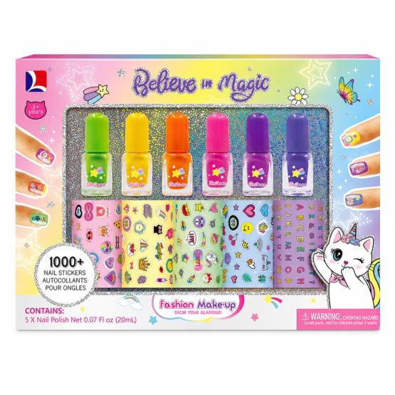 Maquillaje infantil esmalte x6