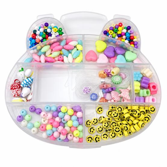 Set para armar pulseras osito 9 divisiones