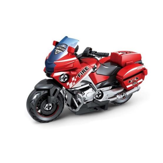 Moto fricción para armar en caja