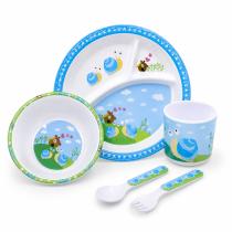 Set de plato de comer infantil 5 piezas 30×23 cm