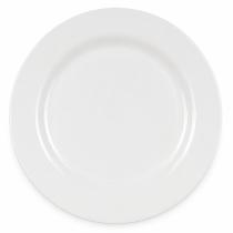 Plato melamina blanco 25cm