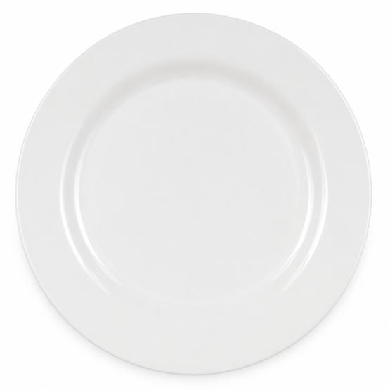Plato melamina blanco 25cm