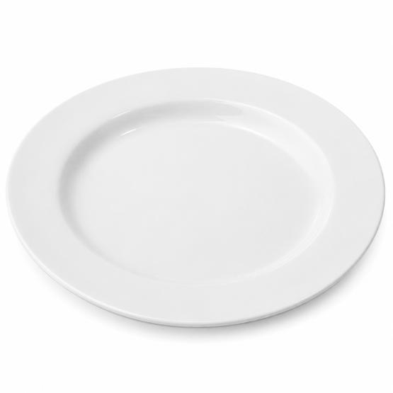 Plato melamina blanco 23cm