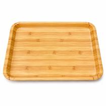 Bandeja melamina simil bambú 36x26cm