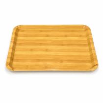 Bandeja melamina simil bambú 40x28cm