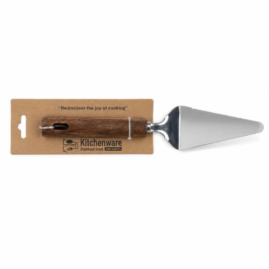 Cuchara para torta mango de madera