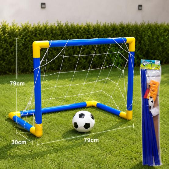 Arco de fútbol c/accesorios en bolsa