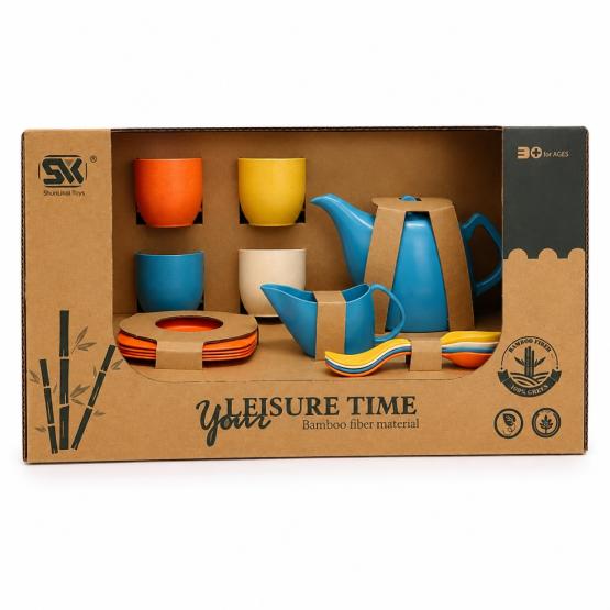 Juego de té, 14 piezas en caja