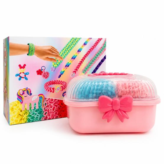 Set para armar pulseras con gomitas grande 22.2×13.5×18.5 cm