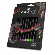 Marcadores lavables x12 Craft