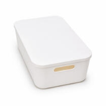 Organizador blanco con tapa mediano 25x35cm