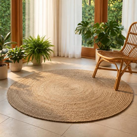 Alfombra yute 120cm