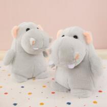 Peluche hipopótamo gris 20-25cm