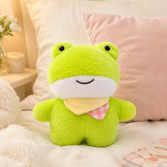 Peluche ranita con pañuelo 20-25cm
