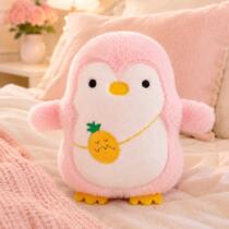 Peluche pinguino con cartera piña 20-25cm