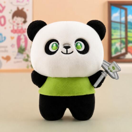 Peluche panda con bucito 20-25cm