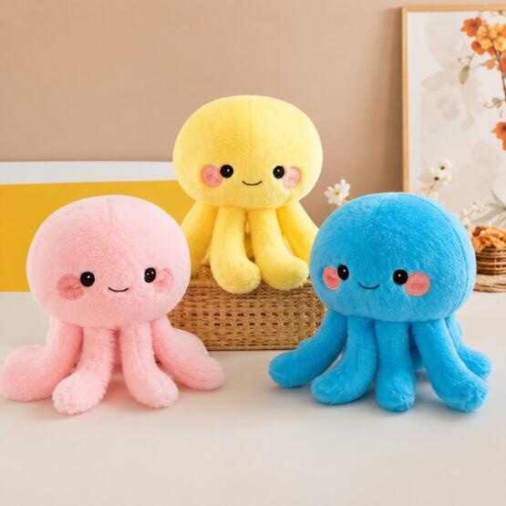 Peluche pulpo de colores 20-25cm