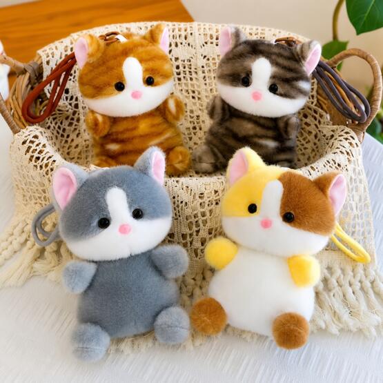 Peluche gatito varios diseños 20-25cm