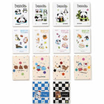 Libreta A5 gatitos/panda tapa dura 80hjs