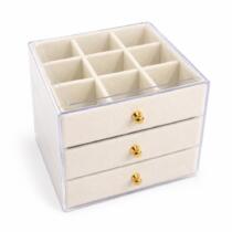 Organizador para joyas 3 niveles cuadrado