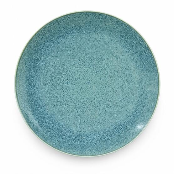 Plato de cerámica verde 22 cm
