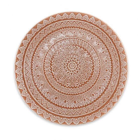 Plato cerámica mandala 22cm